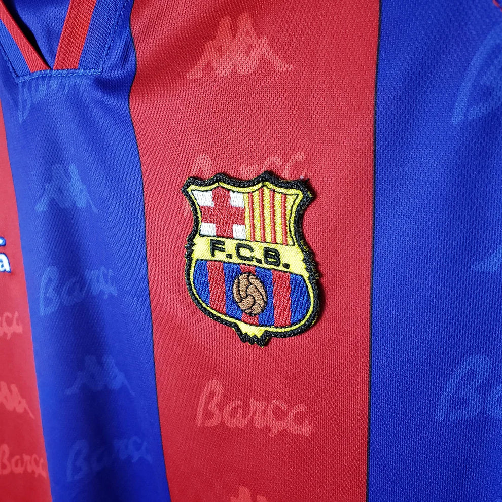 Retro Barcelona Football Shirt Home 1995/1997