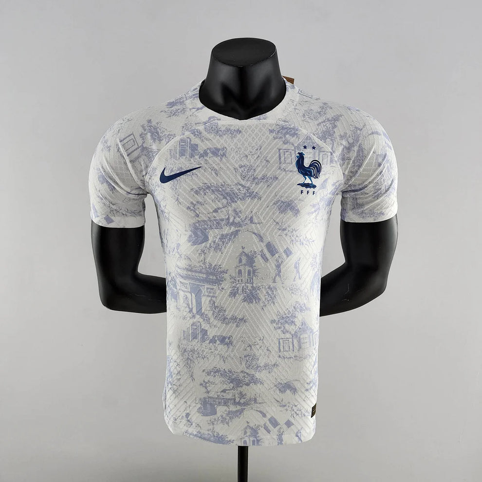 2022 FIFA World Cup France Away Football Shirt- Player Version