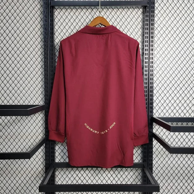 2005/2006 Retro Long Sleeve Arsenal Home Football Shirt