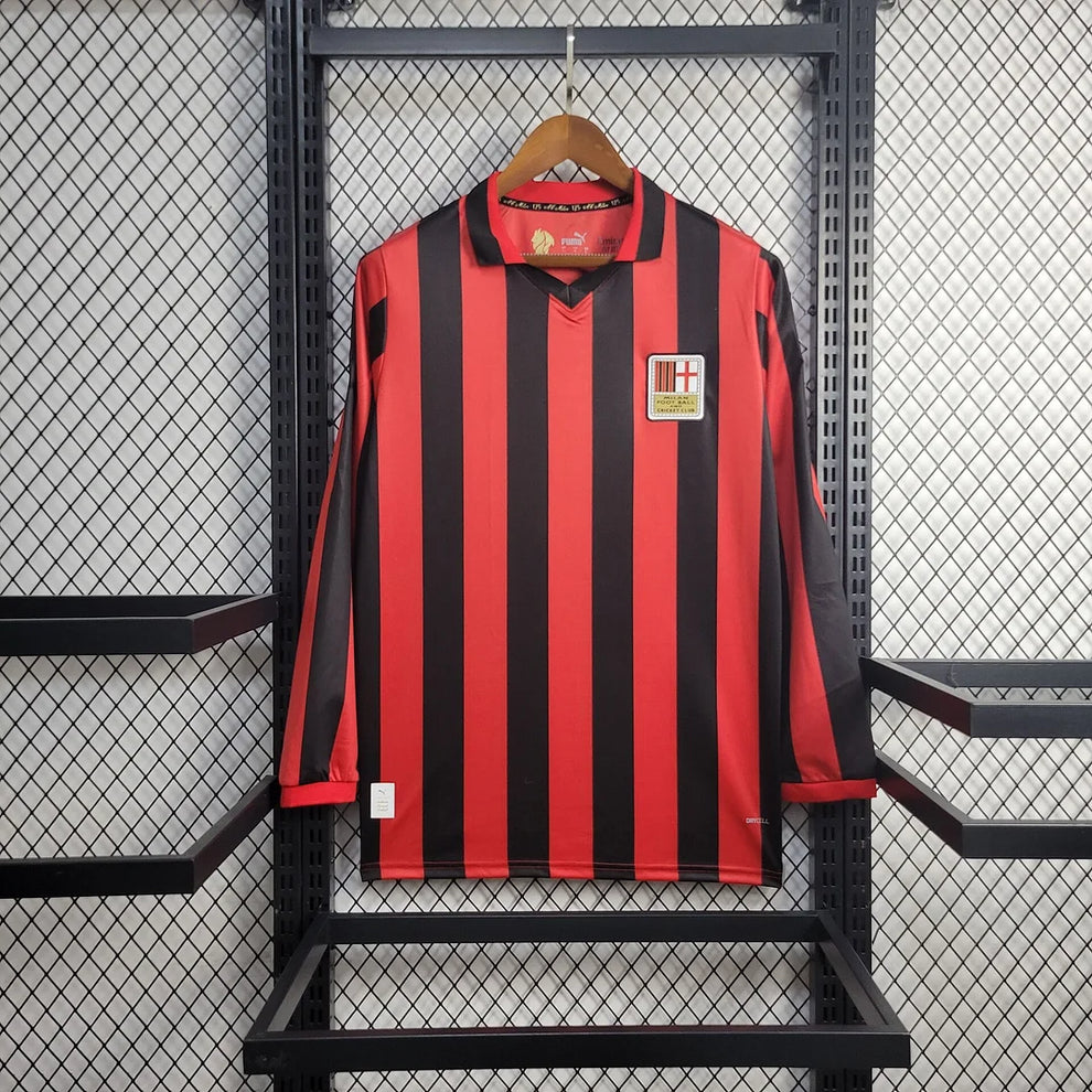 2024/2025 Long Sleeve AC Milan 125th Anniversary Football Shirt
