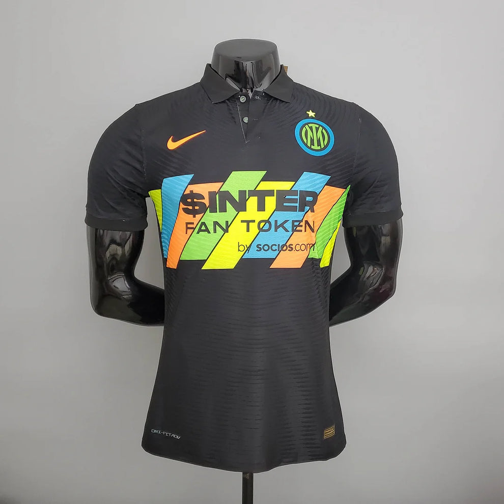 Internazionale Milan Third Away Football Jersey 2021/2022 Retro- Player Version
