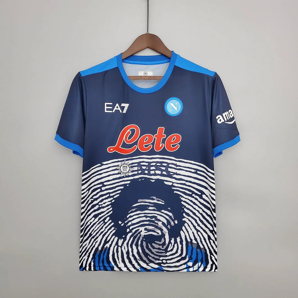 Napoli Soccer Commemorative Edition Blue Jersey 2021/2022 Retro