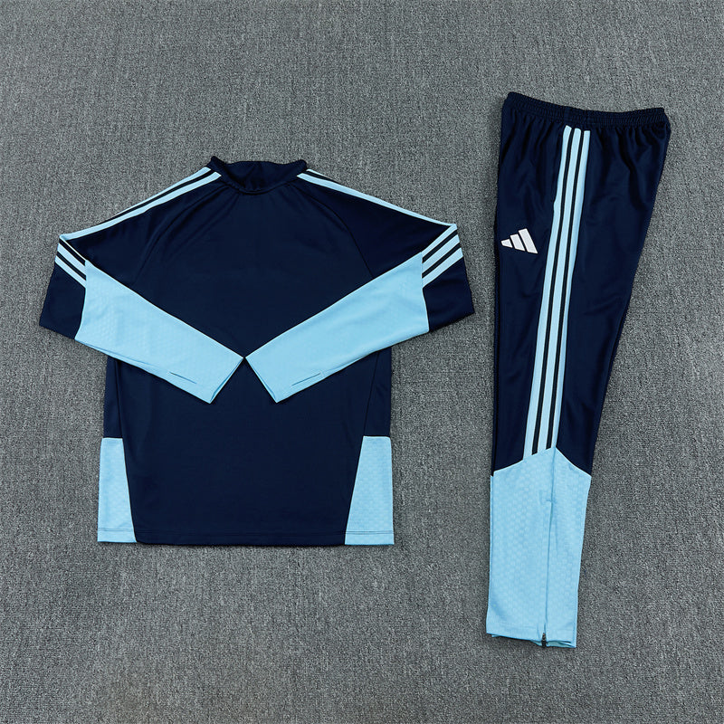 2026/2027 Argentina Half-Pull Blue Tracksuit