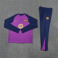 2025/2026 Barcelona Purple Half-Pull Tracksuit