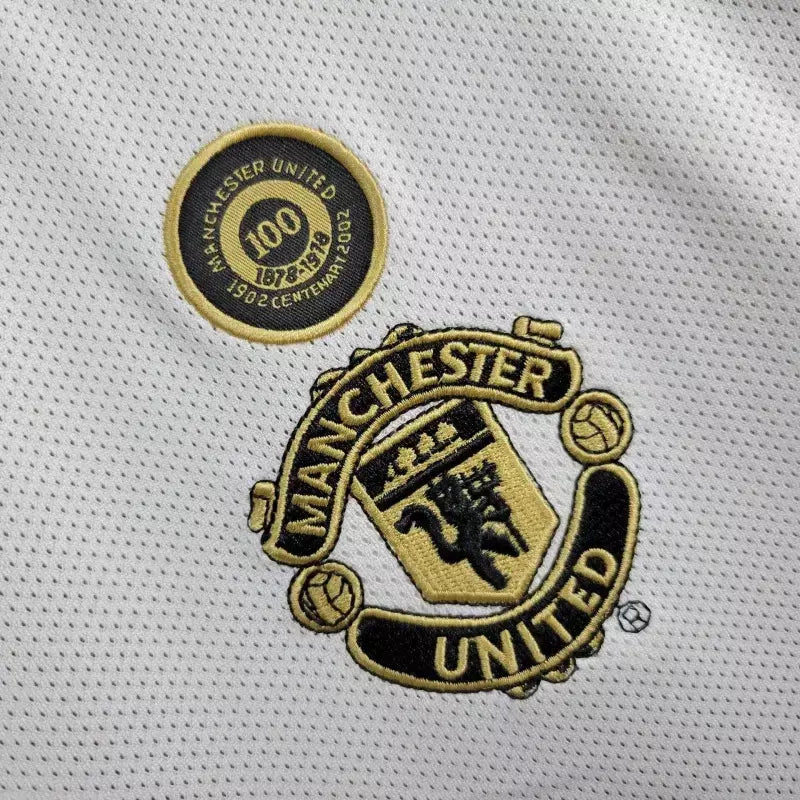 Retro 2001/2002 Manchester United Third Centenary Reversible Jersey