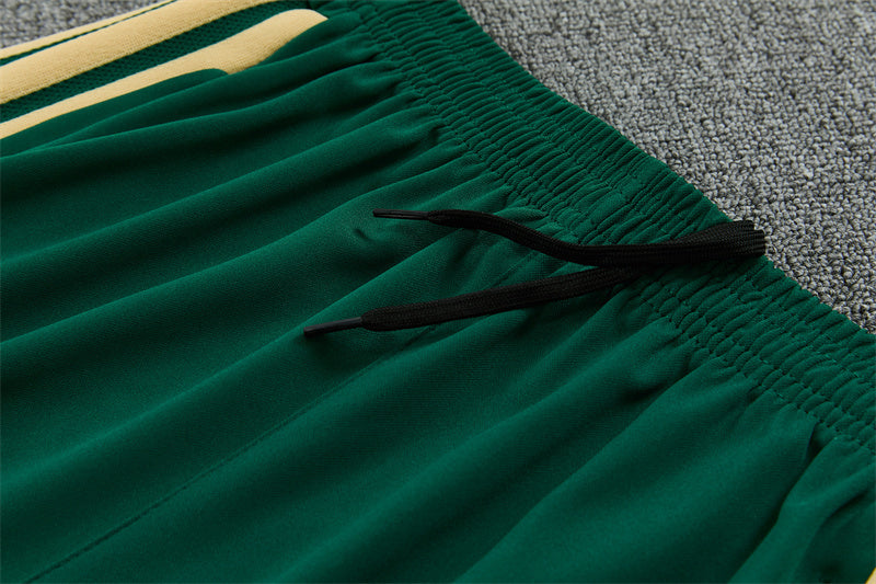 2026/2027 Italy Half Zipper Green White Tracksuit