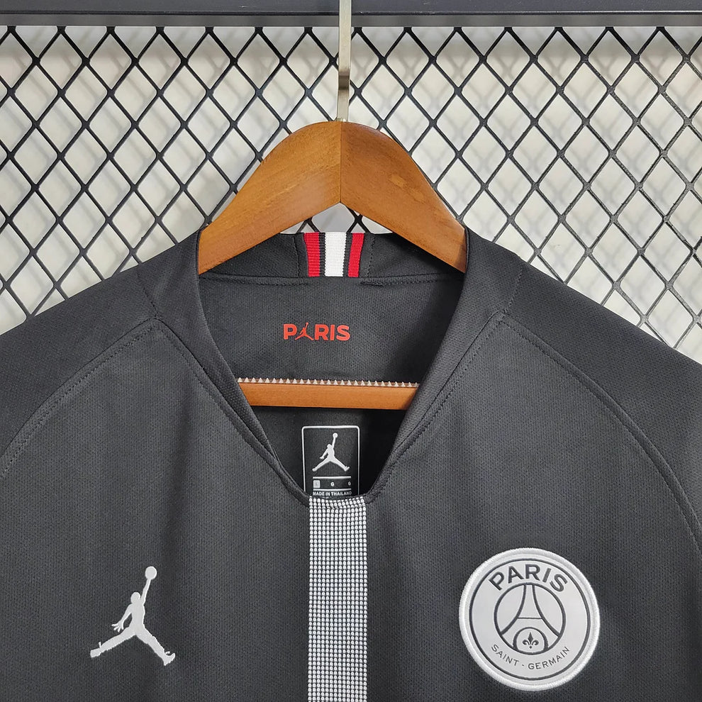 2018/2019 Retro Long Sleeve Paris Saint-Germain Home Football Shirt
