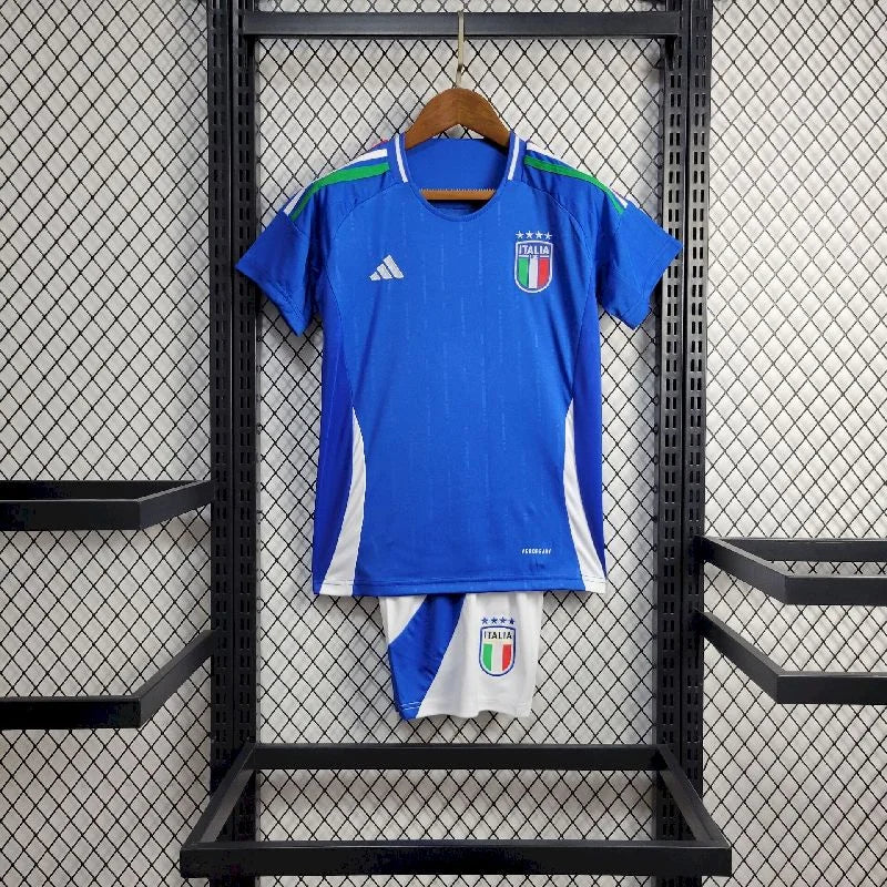 2024 Kids Size Italy Home Soccer Shirt