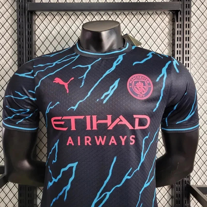 2023/2024 Manchester City Third Away Football Shirt- Player Version