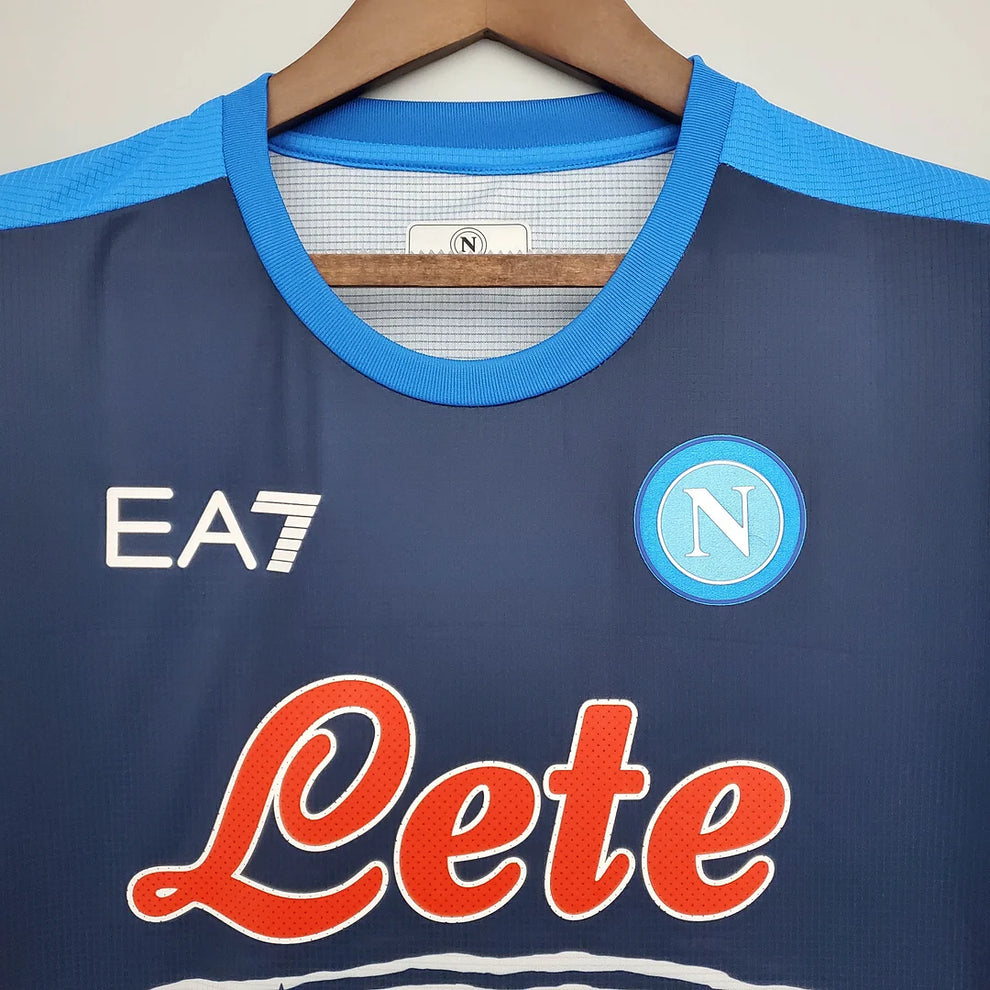Napoli Soccer Commemorative Edition Blue Jersey 2021/2022 Retro