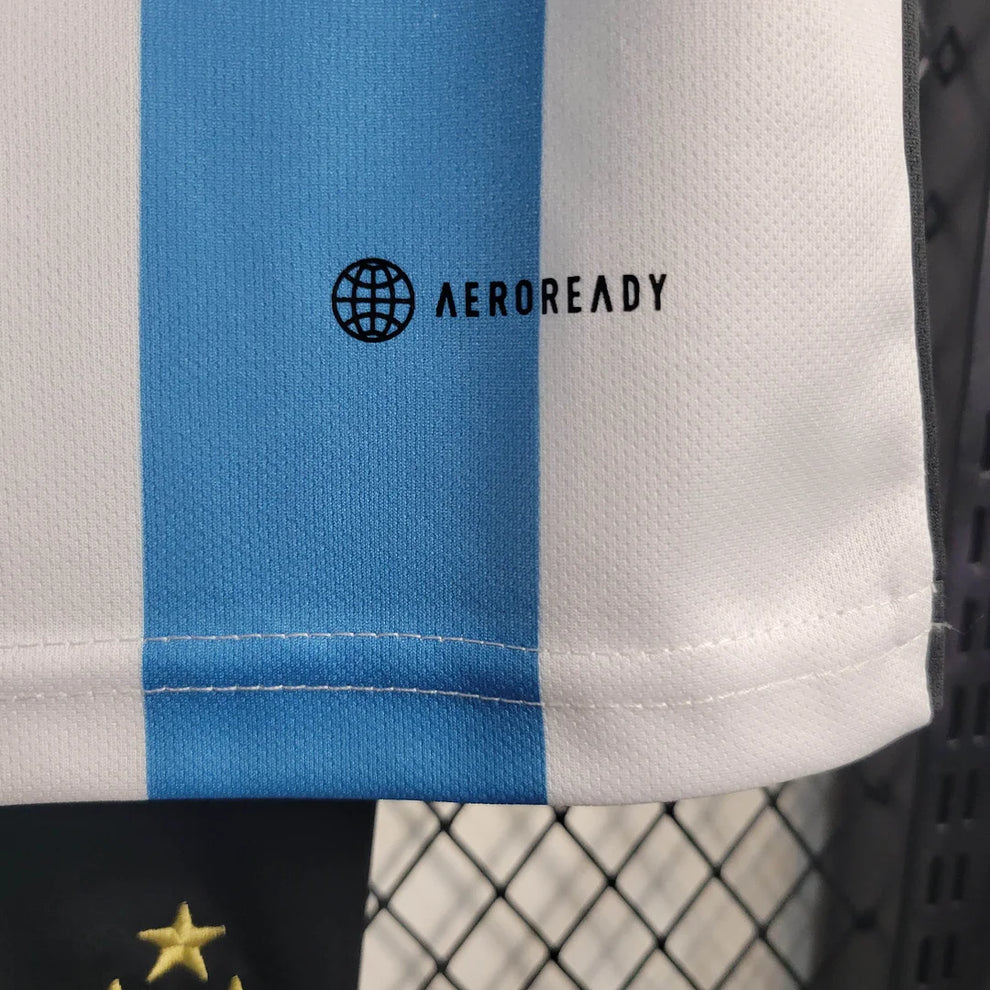 2022 Argentina Home Football Shirt Kids Size