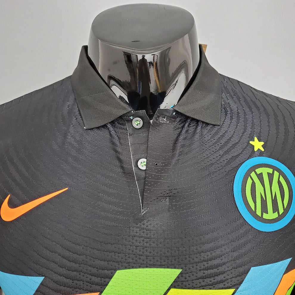 Internazionale Milan Third Away Football Jersey 2021/2022 Retro- Player Version