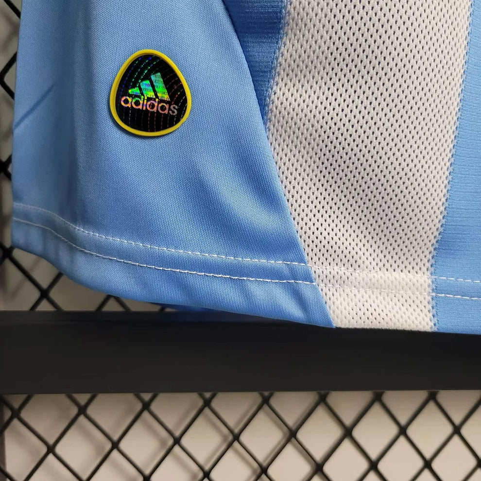 2010 Retro Argentina Home Football Shirt