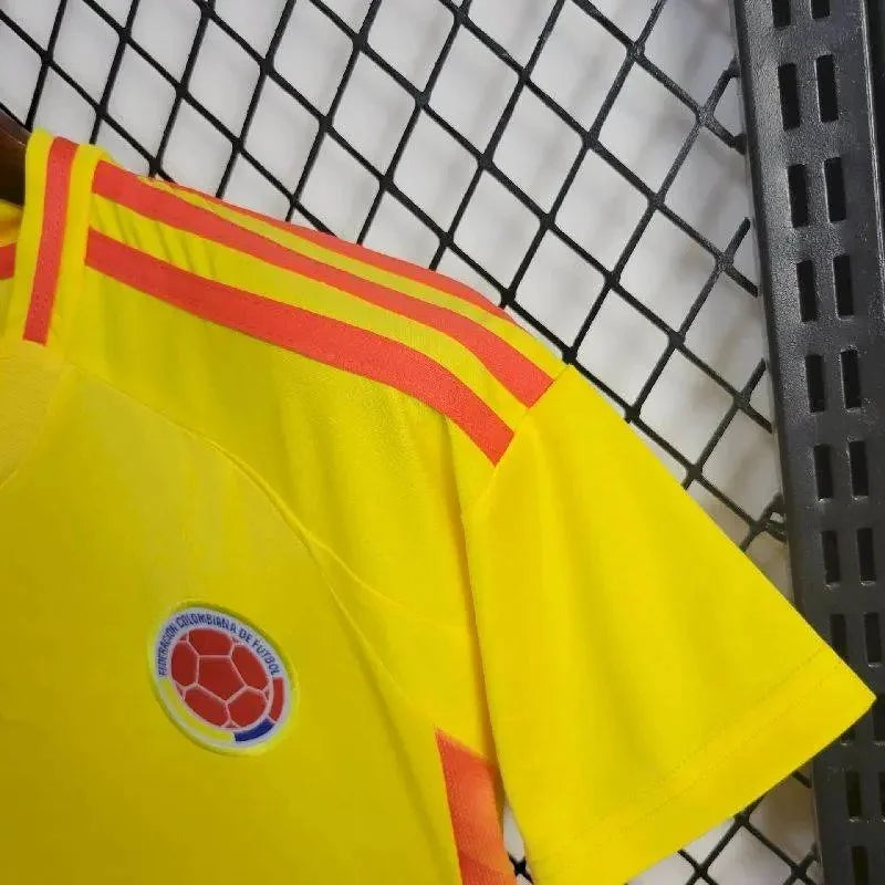2024 Kids Size Colombia Home Football Shirt