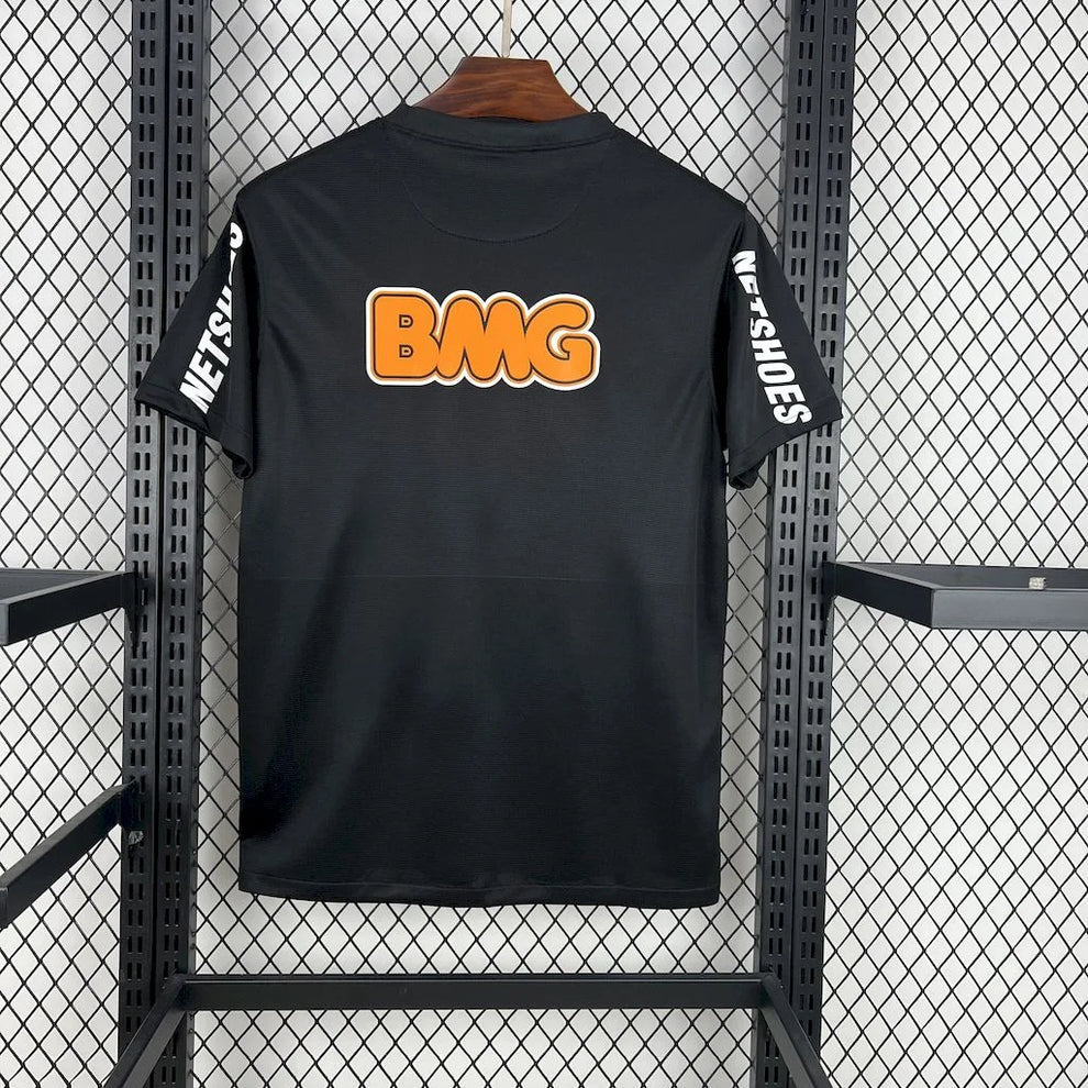 2011/2012 Retro Santos Away Black Football Shirt
