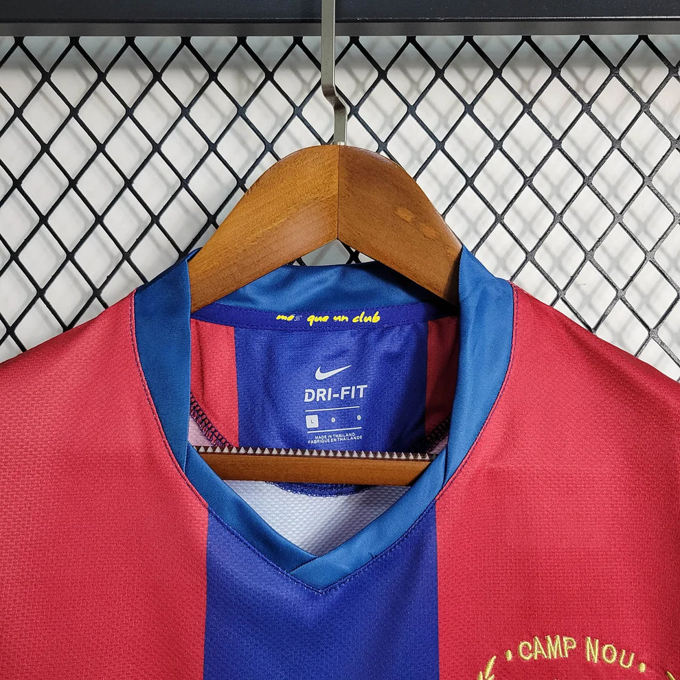 2007/2008 Retro Barcelona Home Football Shirt