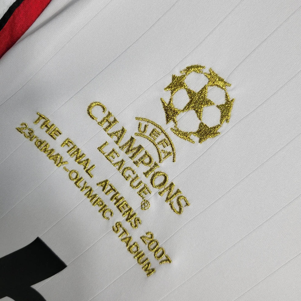 2006/2007 Retro Long Sleeve AC Milan Away Football Shirt