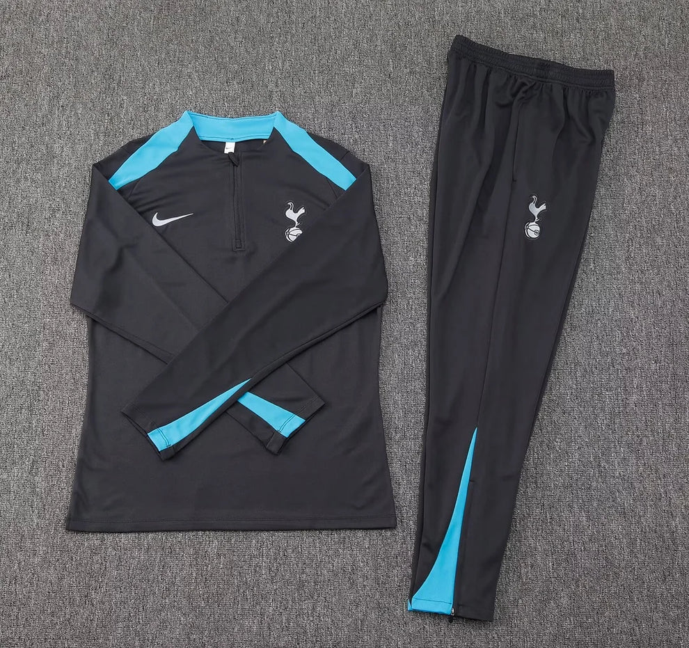 2024/2025 Tottenham Half-Pull Tracksuit Dark Grey