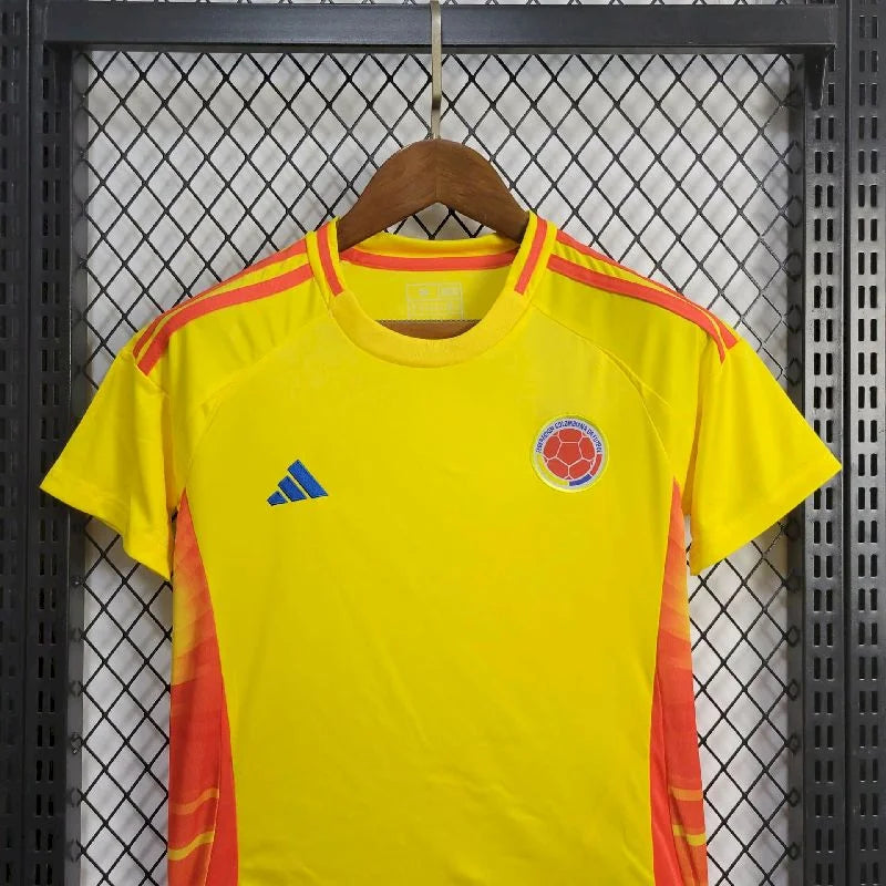 2024 Kids Size Colombia Home Football Shirt
