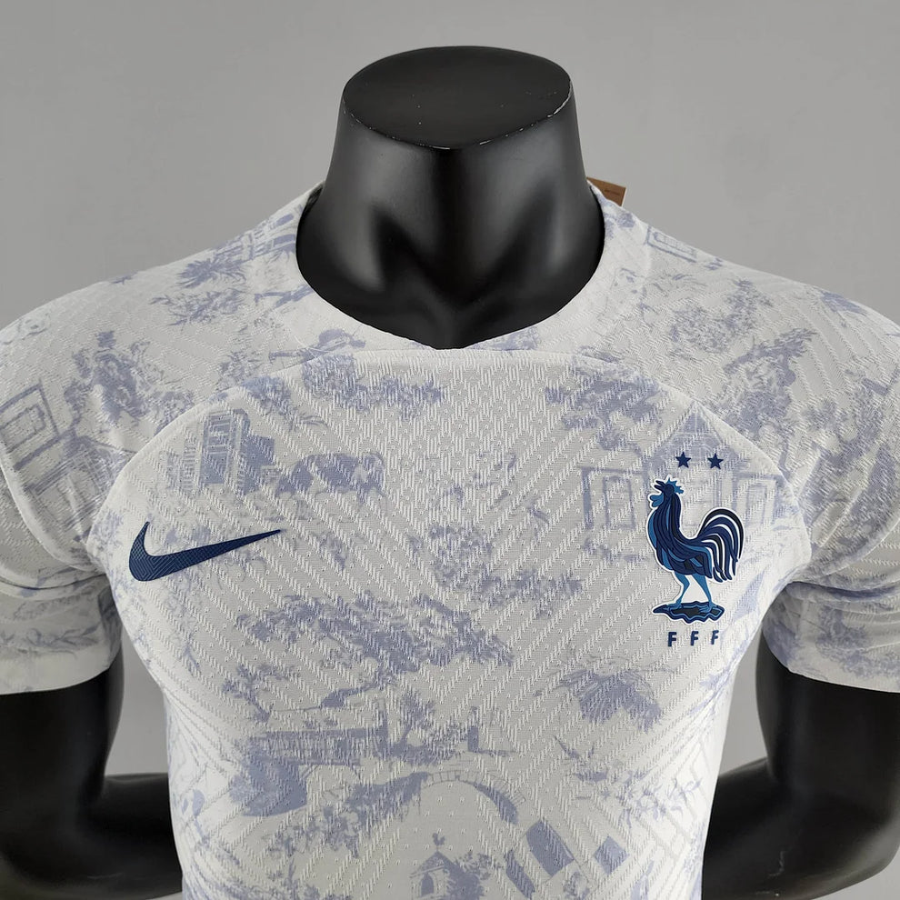 2022 FIFA World Cup France Away Football Shirt- Player Version