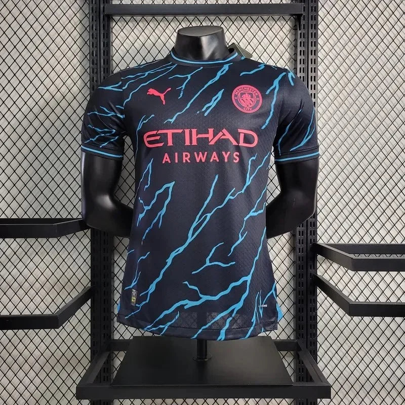 2023/2024 Manchester City Third Away Football Shirt- Player Version