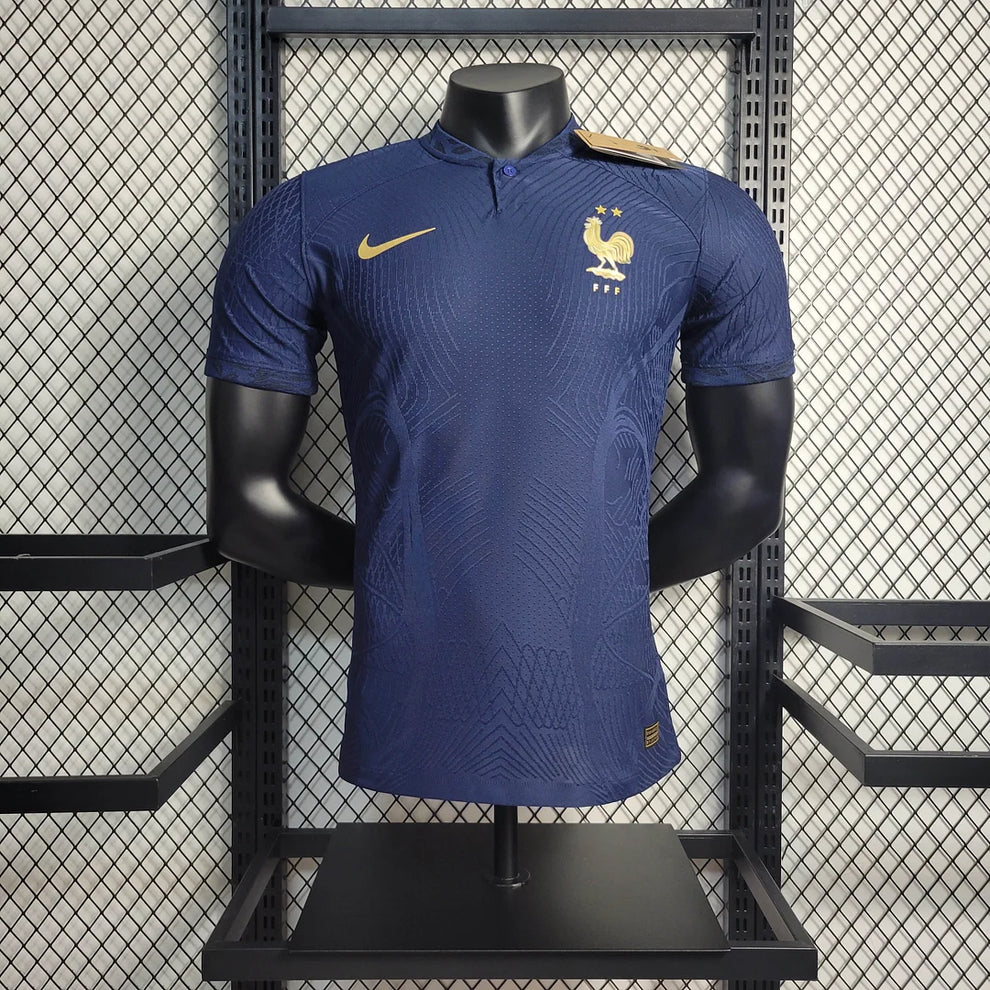 2022 FIFA World Cup France Home Football Shirt- Player Version