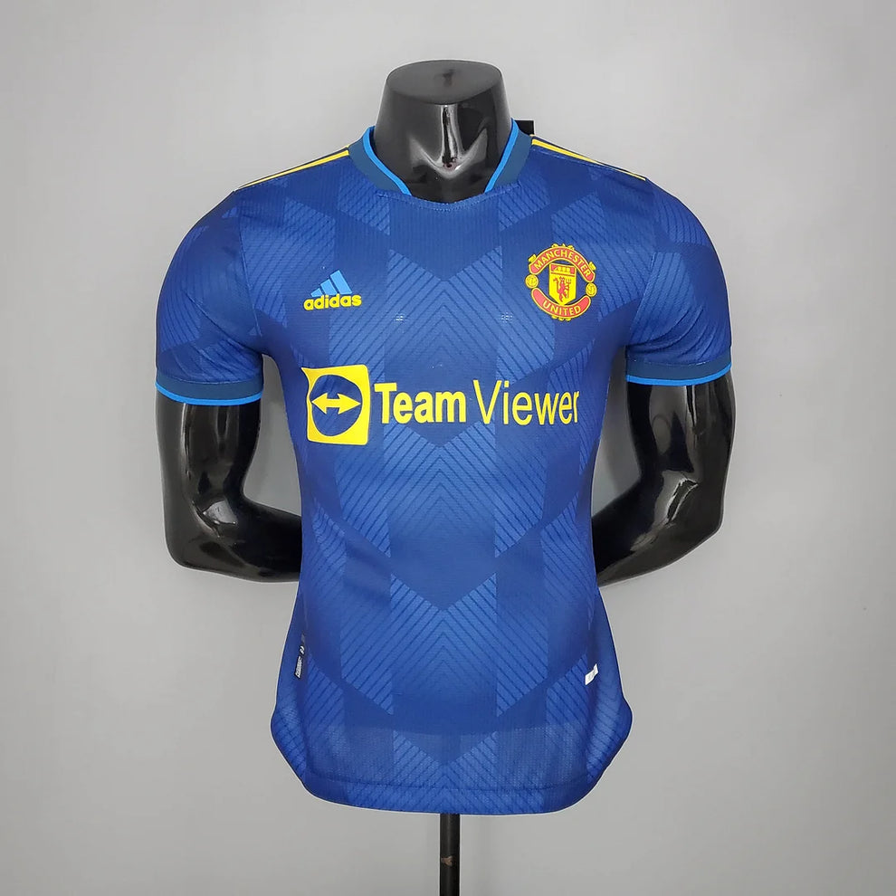 Manchester United Football Shirt Third Away 2021/2022 Retro- Player Version
