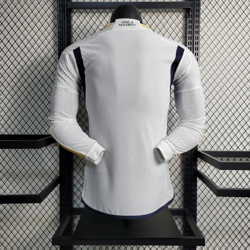 2023/2024 Long Sleeve Real Madrid Home Football Shirt- Player Version