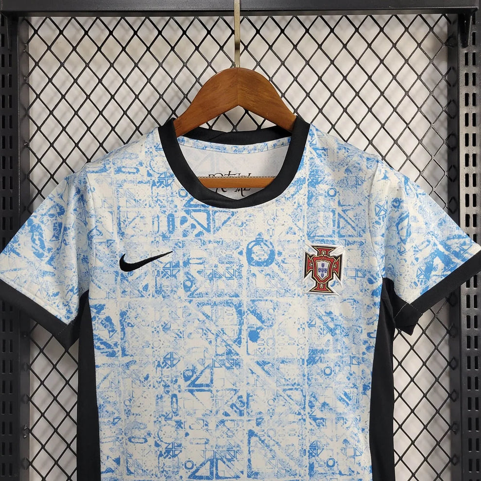 2024 Portugal Away Football Shirt Kids Size