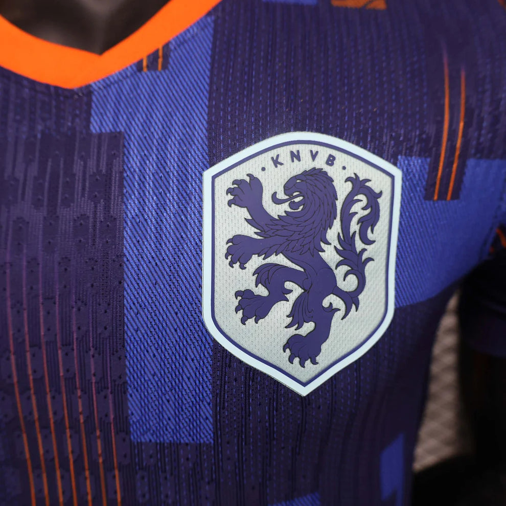 2024 Netherlands National Team Away Football Shirt- Player Version
