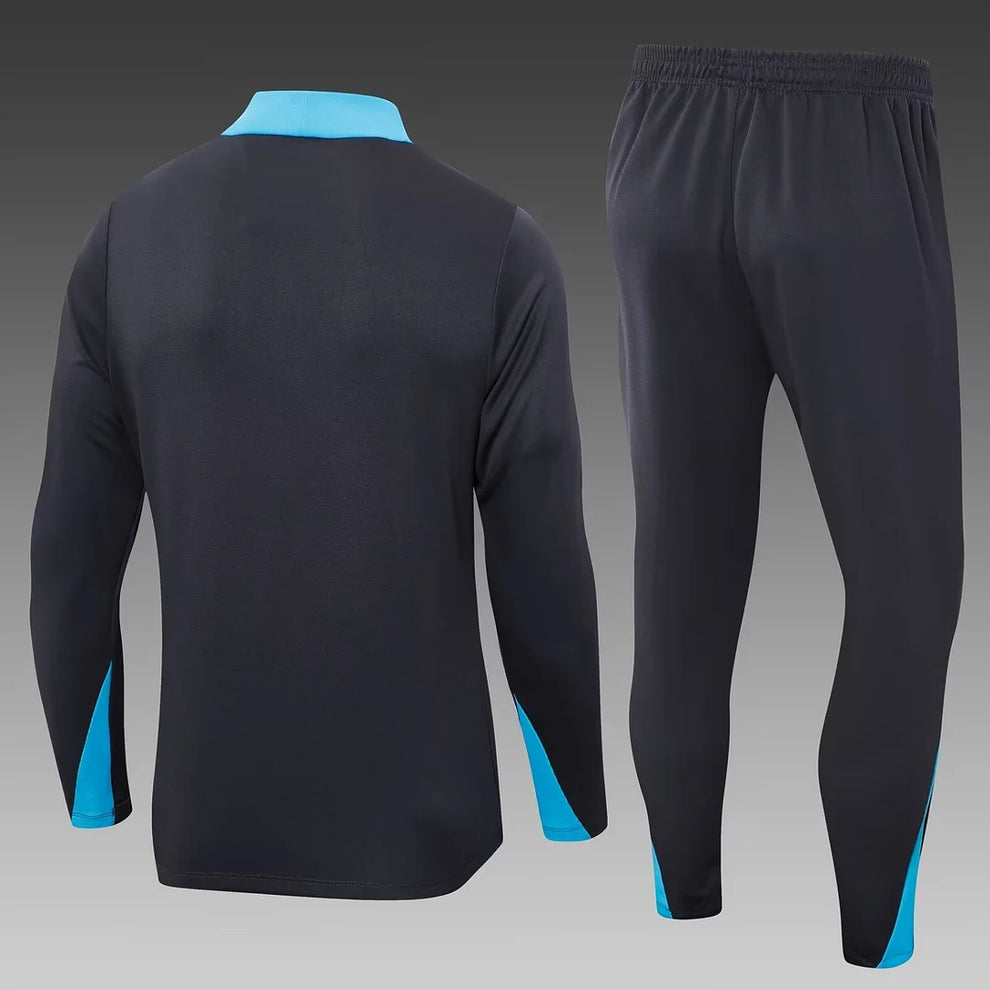 2024/2025 Tottenham Half-Pull Tracksuit Dark Grey