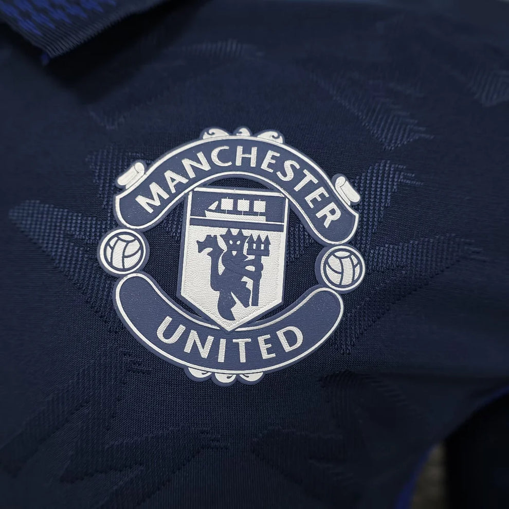 2024/2025 Long Sleeve Player Version Manchester United Away Football Shirt