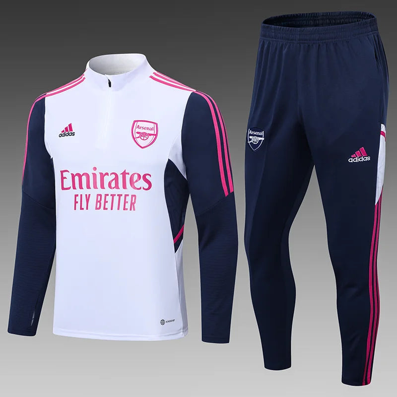 2022/2023 Arsenal Half-Pull Tracksuit White