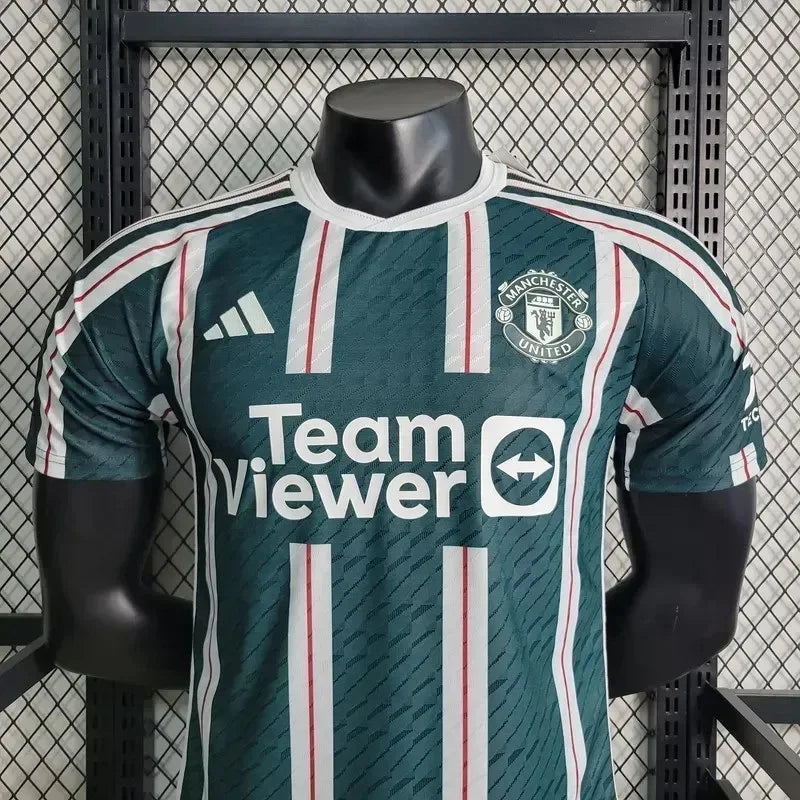 2023/2024 Manchester United Away Soccer Jersey- Player Version