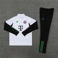 2023/2024 Bayern Munich Half-Pull Tracksuit White